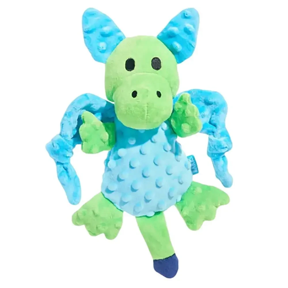BARK Whip-N-Flip Plush Dog Toy - Humbert the Dragon